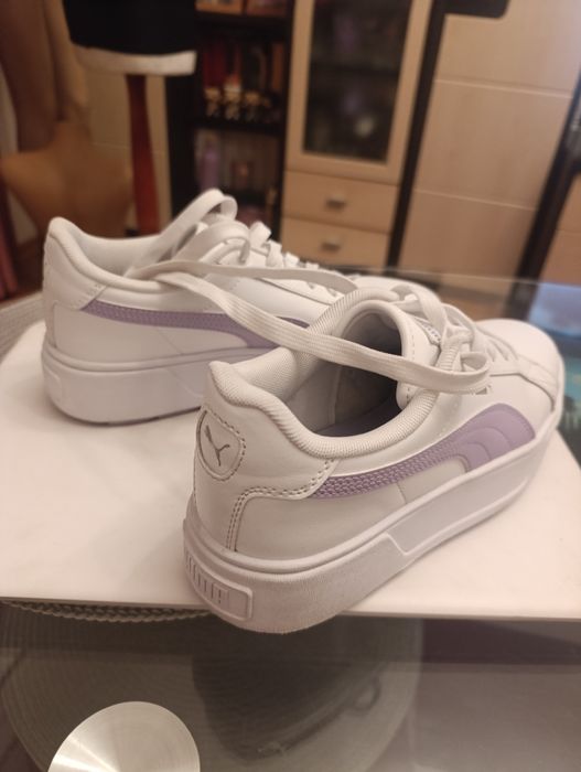 Sneakersy Puma carmen 38.5 platforma