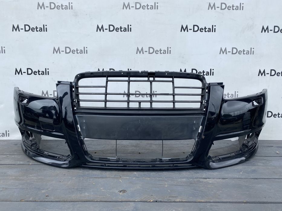 Бампер передній Audi a6 c6 S-Line чорний передний Бампер Слайн Ауді а6 ц6 Розборка
