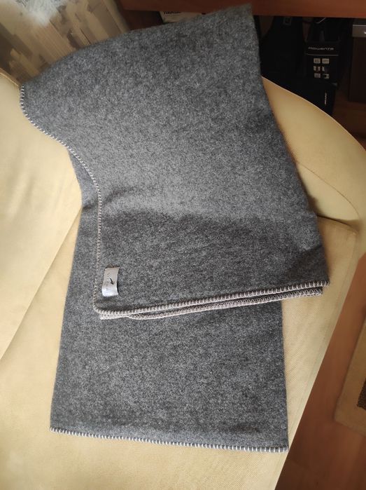 Роскошный плед для домашнего интерьера. Альпака + шерсть мериносов