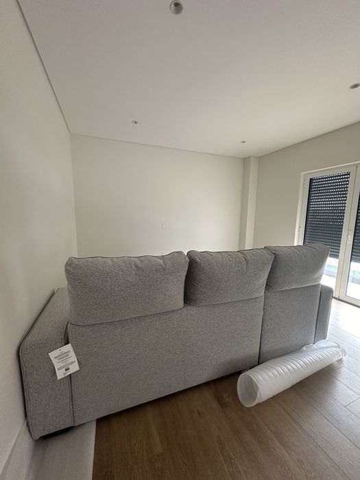 Sofá cama com chaise longue Gato Preto