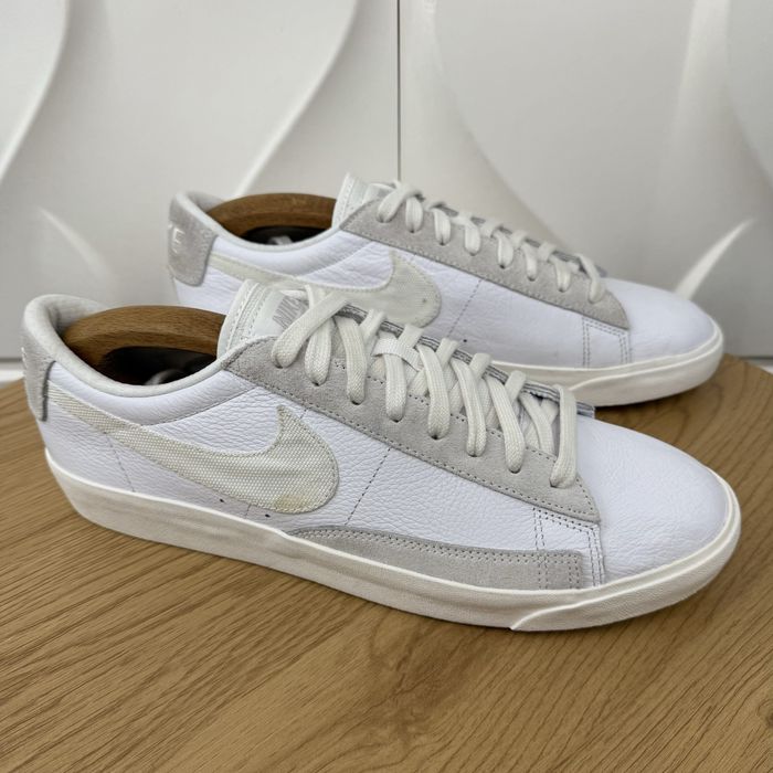 Оригінальні шкіряні кеди Nike blazer low leather