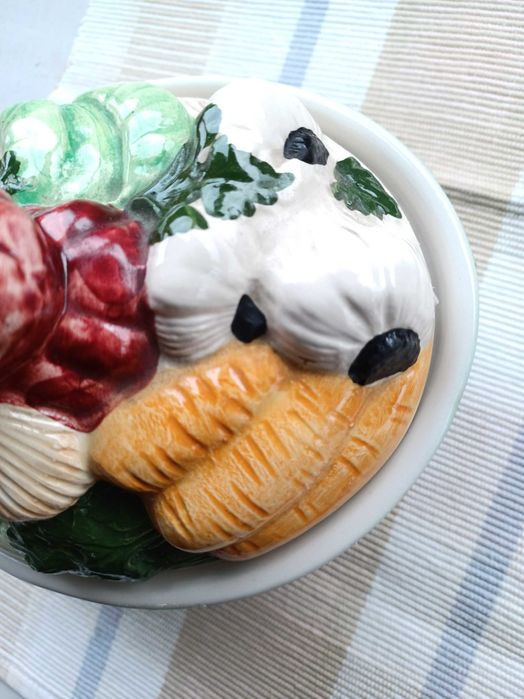 Taça com tampa vintage da Secla