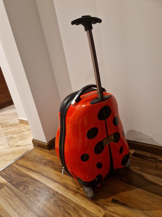 Walizka podróżna biedronka