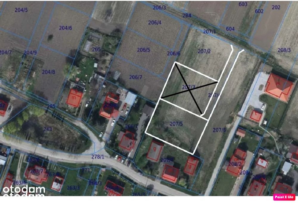 Ostatnia działka budowlana 1195 m² – Bystre - Widok 3