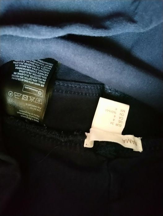 Джинси для вагітних H&M Mama EUR 34 розмір