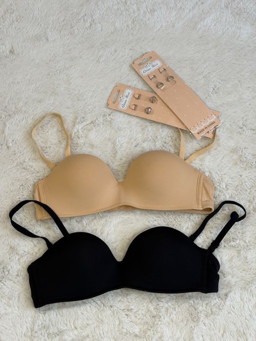 Набор, Бюстгальтер, лиф бандо без бретелей