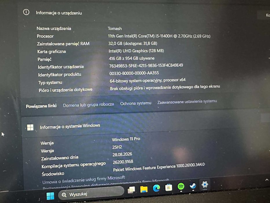 Laptop Acer Nitro 5 AN515-57-543V RTX 3050ti 32GB RAM