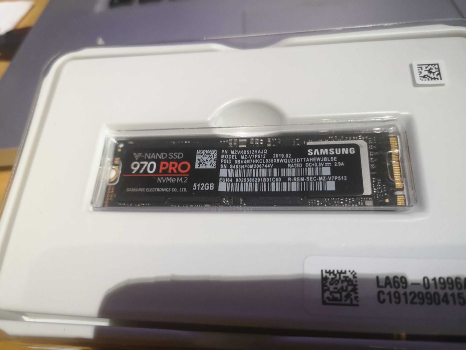 Disco Samsung 970 Pro NVMe M.2 512GB