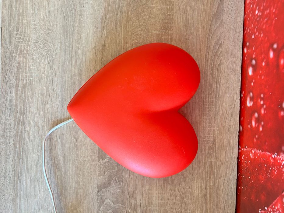 SERCE lampa na ścianę