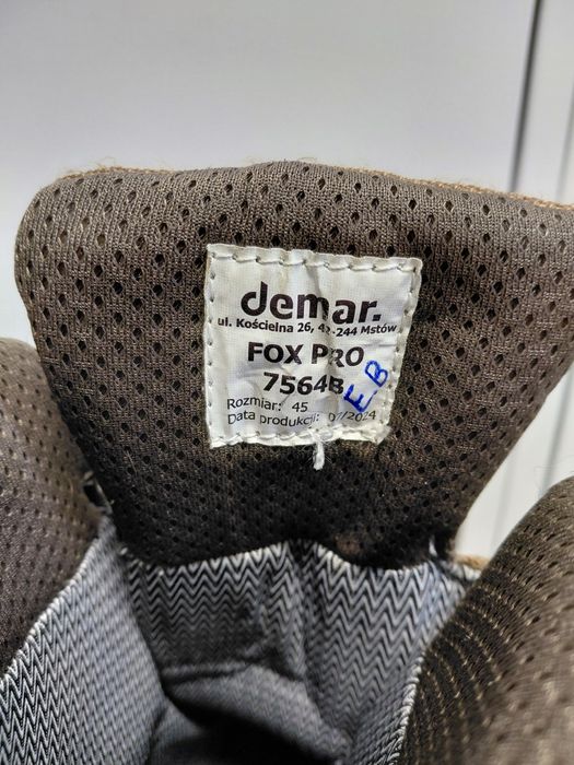 Buty taktyczne Demar Fox Pro 7564B roz.45 nie Lowa