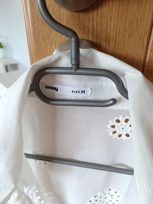 Nowa Koszula modna azurowa biała rozmiar M