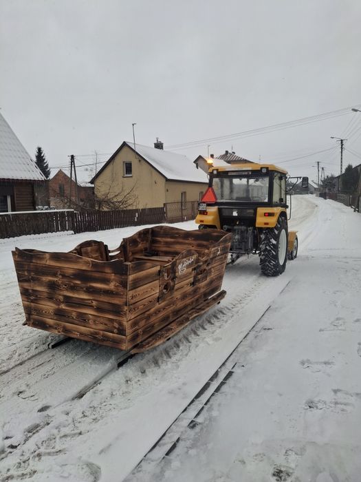 Sanie konne i do traktora