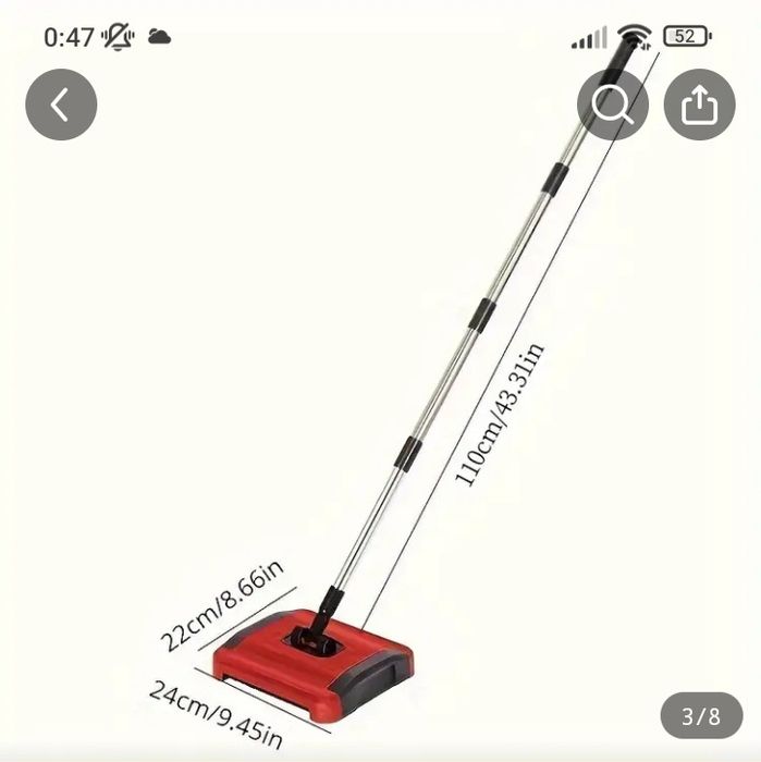 Odkurzacz szczotka mechaniczna