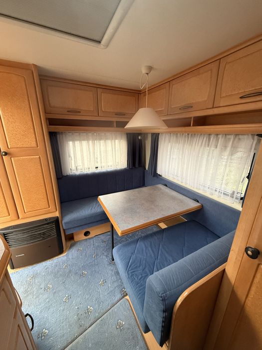 Hobby 460 Stacjonarna na działke budowe Sucha Szczelna 4 os Prysznic