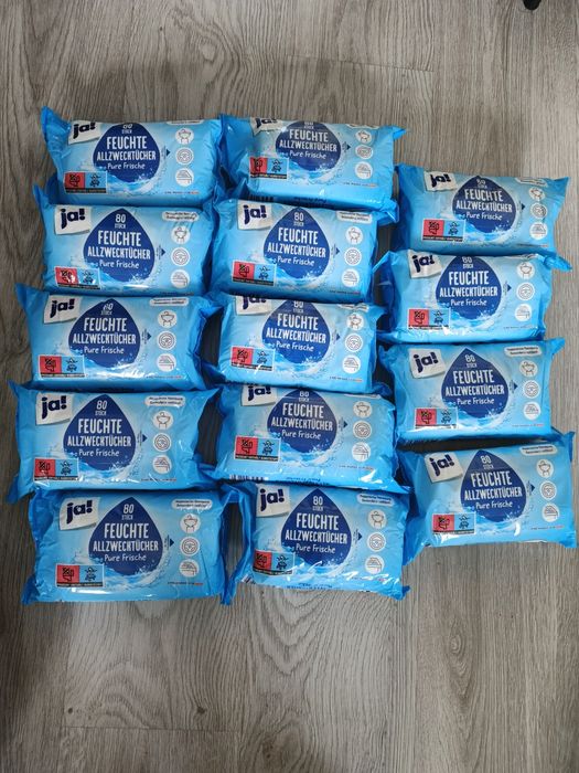 Chusteczki nawilżane do sprzątania niemieckie