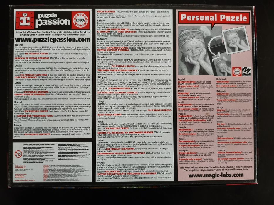 Puzzle 1000 peças White Lion