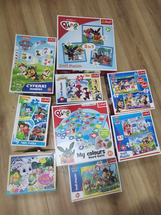 Zestaw gier i puzzli 3+