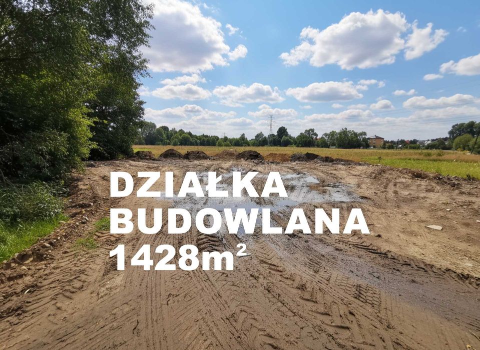 Działka Oświęcim - Gorzów ulica Piaski 1428 mkw idealny dojazd, spokój