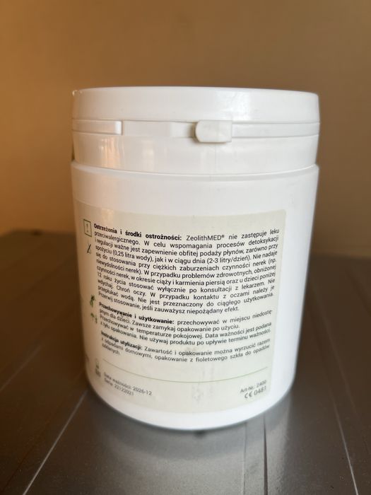 Zeolith 400g proszek detoksykacyjny