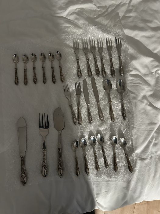 Conjunto talheres de prata