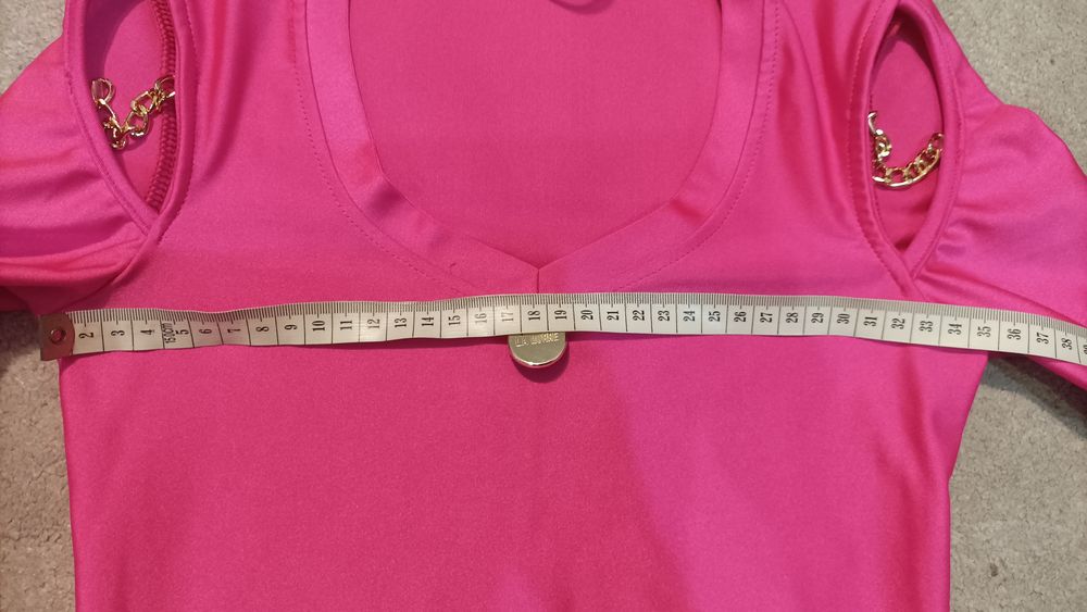 Różowa bluzka La Monne  lycra