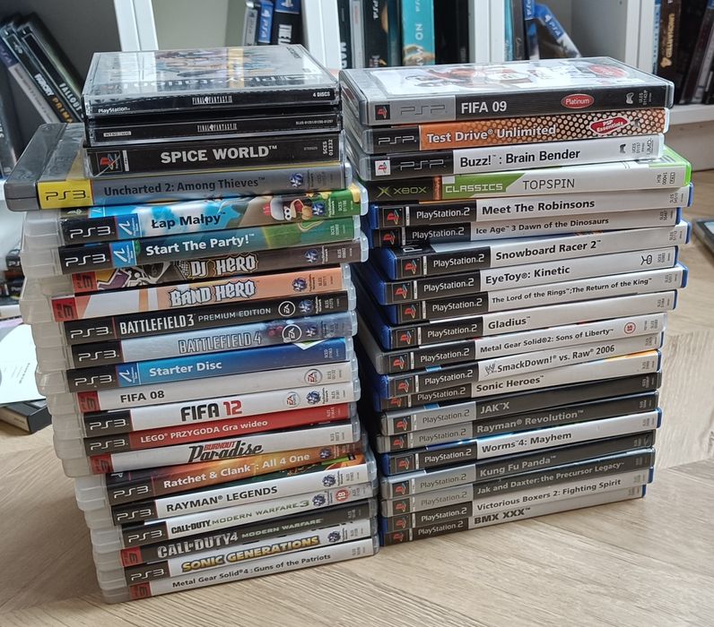 Zestaw gier PS1 PS2 PS3 PSP PlayStation NTSC U PL [Patrz Opis!]