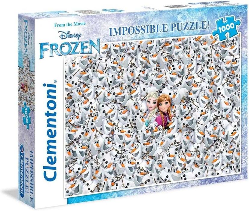 Impossible Puzzle Clementoni Quebra-cabeça "Frozen" (1000 peças)