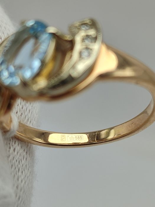 Золота каблучка 585*