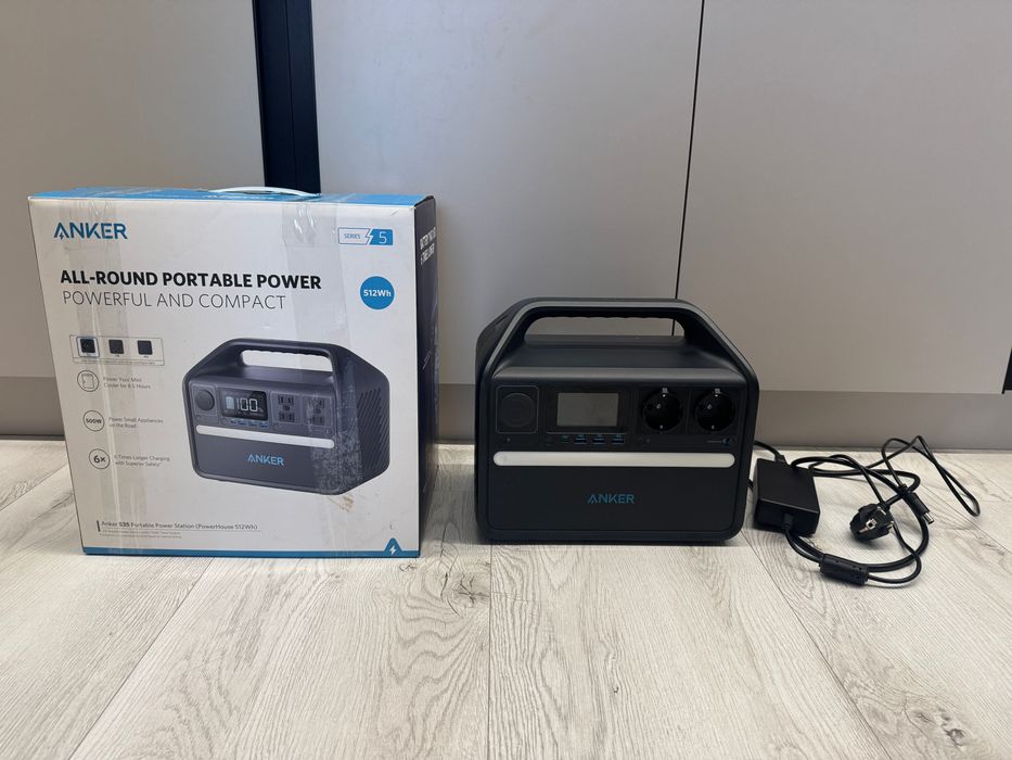 Зарядна станція Anker 535 PowerHouse | LiFePO4 | 512 Вт·год