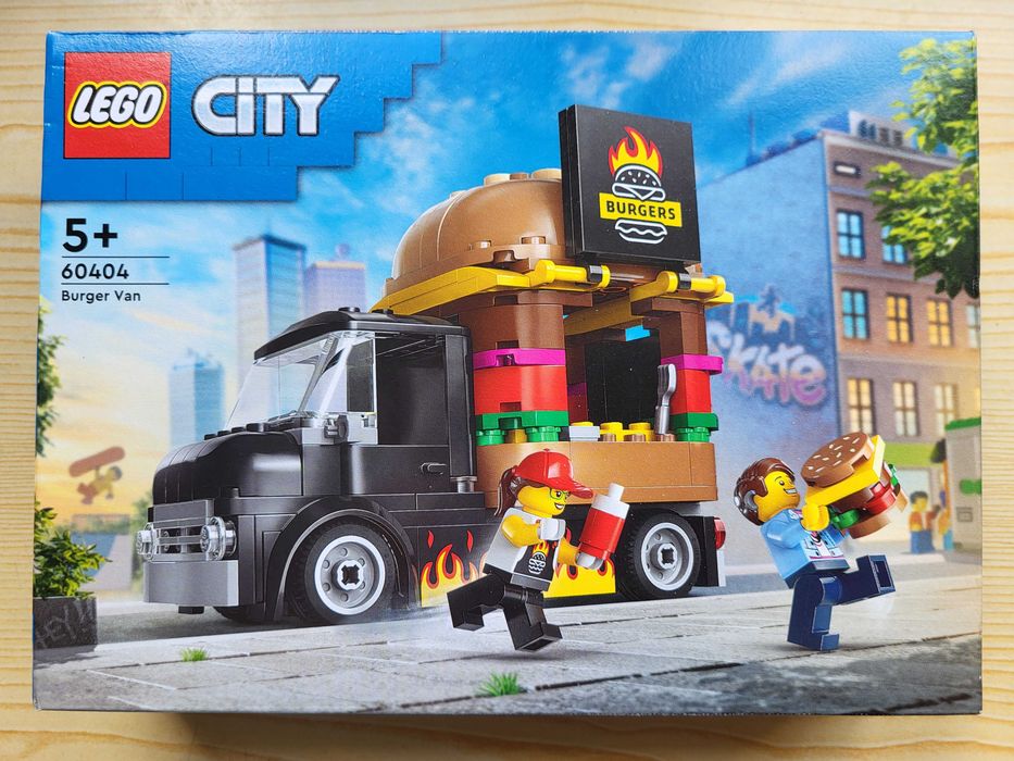 Lego 60404 Ciężarówka z burgerami - NOWE - NAJTANIEJ na RYNKU!