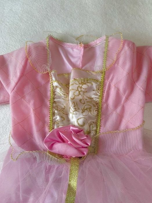 Encantador Vestido Princesa em cor-de-rosa