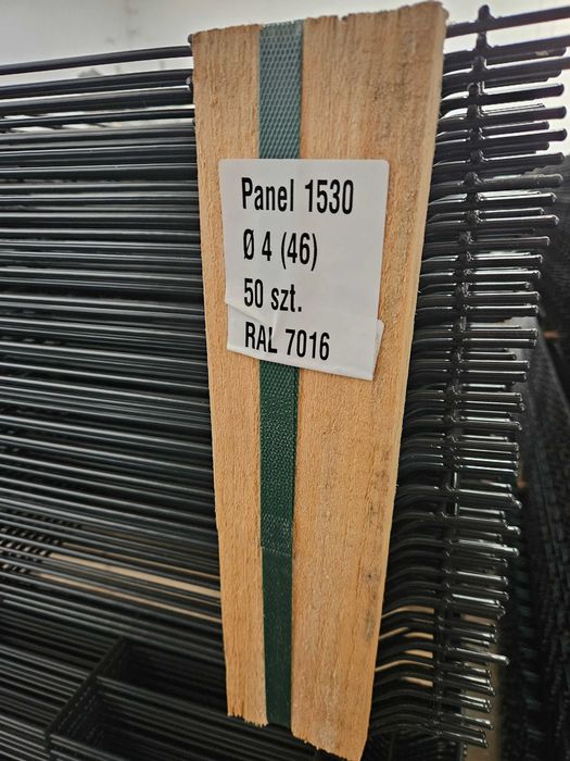 Siatka ogrodzeniowa płot panel 3D antracyt 153 cm x 250cm 4 mm NOWA