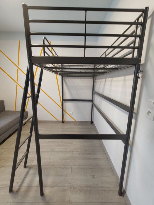 Łóżko piętrowe, łóżko na antresoli Ikea Svarta 90x200