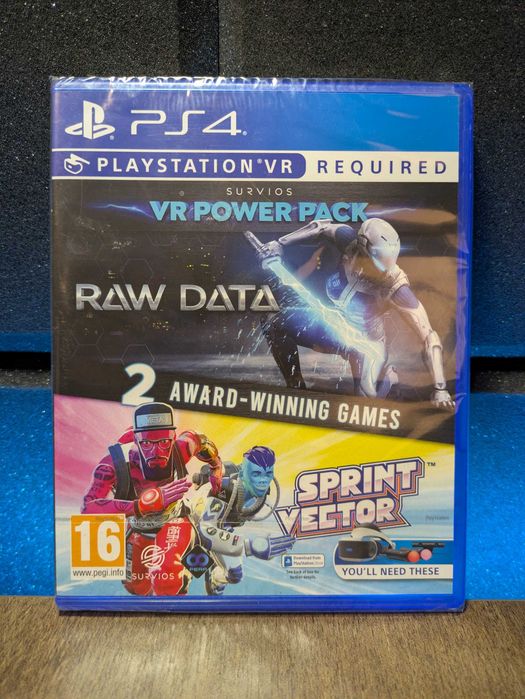 Survios VR Power Pack PS4 - dwie gry, zestaw na VR Raw Data, Sprint