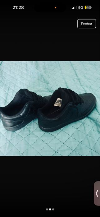 Ténis Nike Court Low pretos – originais