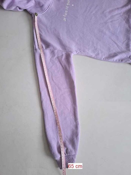 Sweat cor alfazema para menina 11-12 anos (146-152 cm)