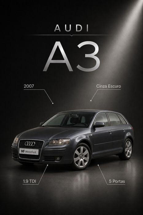 Audi A3 1.9 TDI 2007 — Diesel