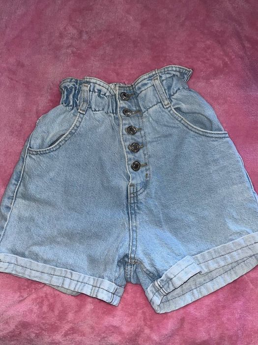 Джинсові шорти блакитні, розмір 26, б/у стан