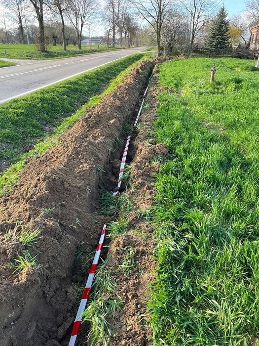 Minikoparka, usługi minikoparka, wynajem, usługi ogrodnicze