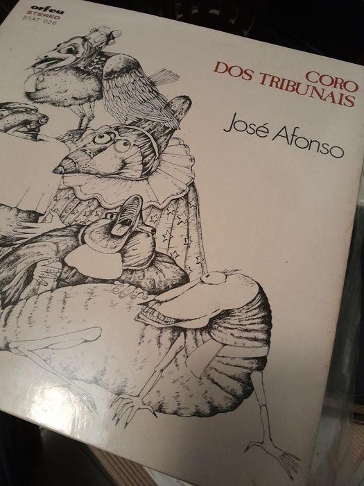 Conjunto de 5 discos vinil de José Afonso