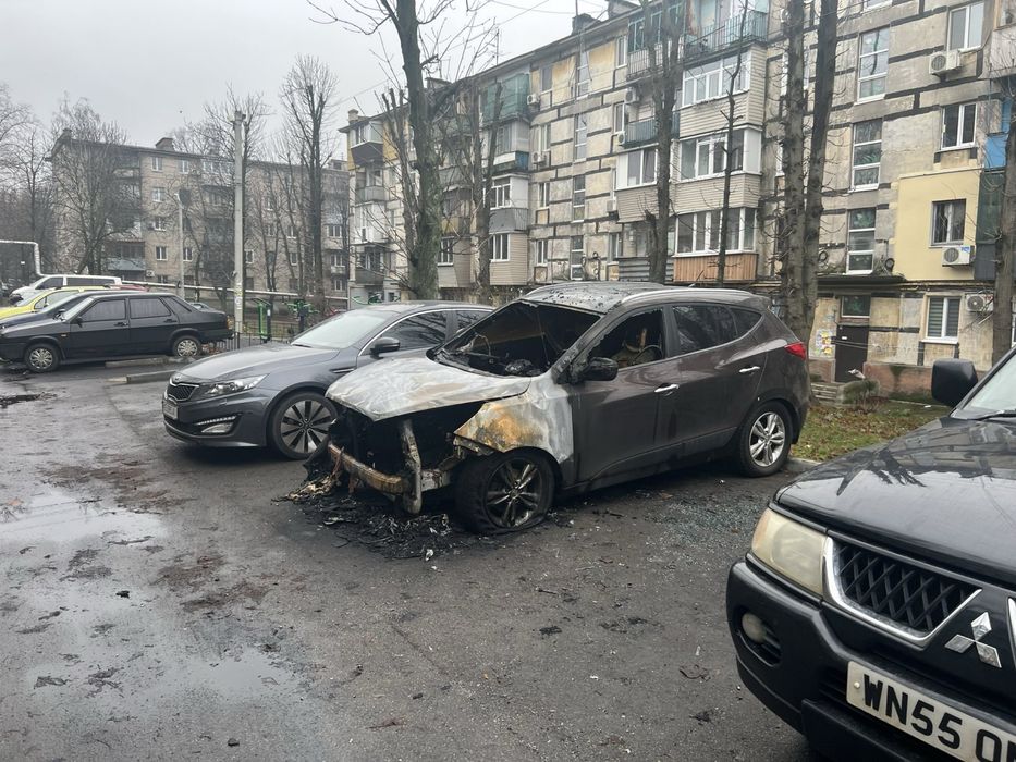 Авто після пожежі хюндай іх35 hyundаi