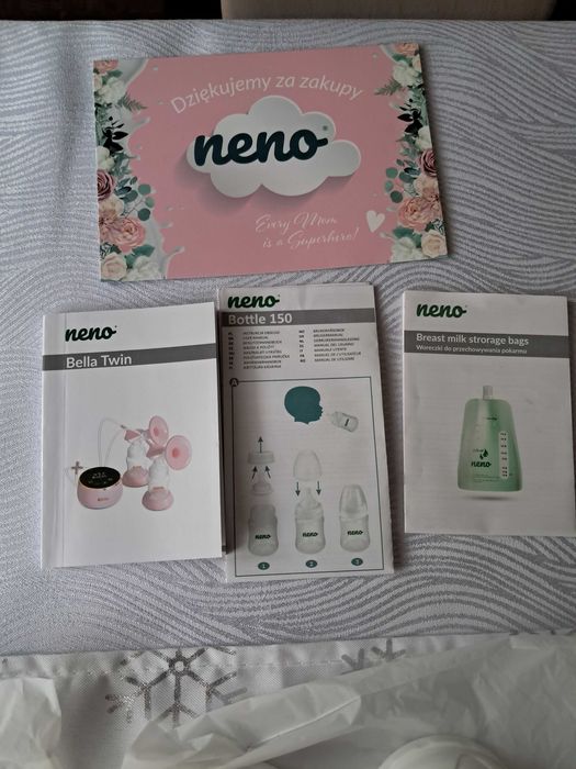 Neno Bella Twin - podwojny bezprzewodowy laktator elektroniczny