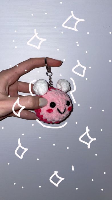 pszczółka breloczek walentynkowa