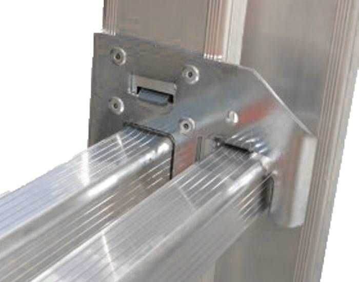 ESCADA TRIPLA PROFISSIONAL 4+4+4M (10M Úteis) | Perfil 80x25 | FÁBRICA