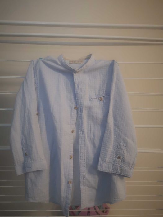 Camisa Zara menino tamanho 9-10