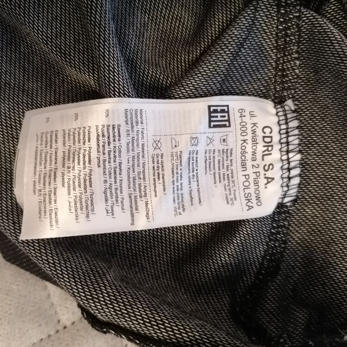 *Nowa*Czarna sukienka  Cocodrillo 80