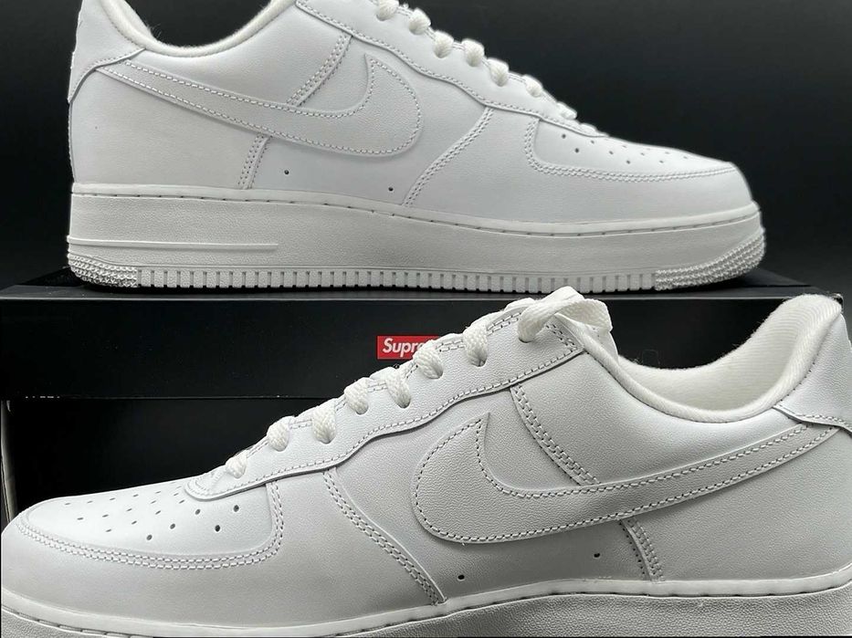 Nike Air Force 1 Low Supreme White R.38