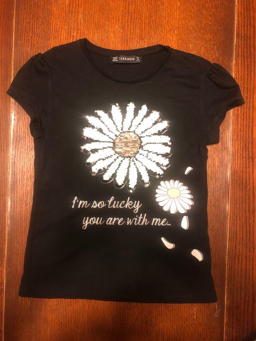 Нарядная футболка TERRANOVA для девочки рост 128-134 см