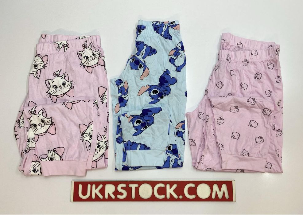 Primark жіночі чоловічі піжами, Англія, Сток оптом, гуртівня білизни