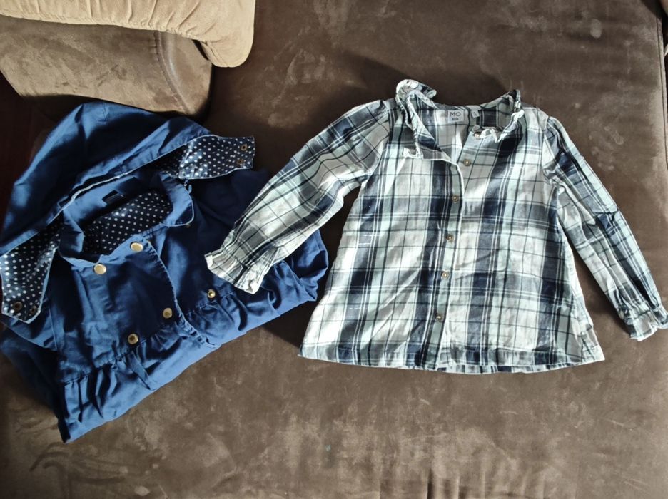 Conjunto casaco e camisa 4-5 anos